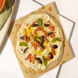 Vegan Labneh Manakish
